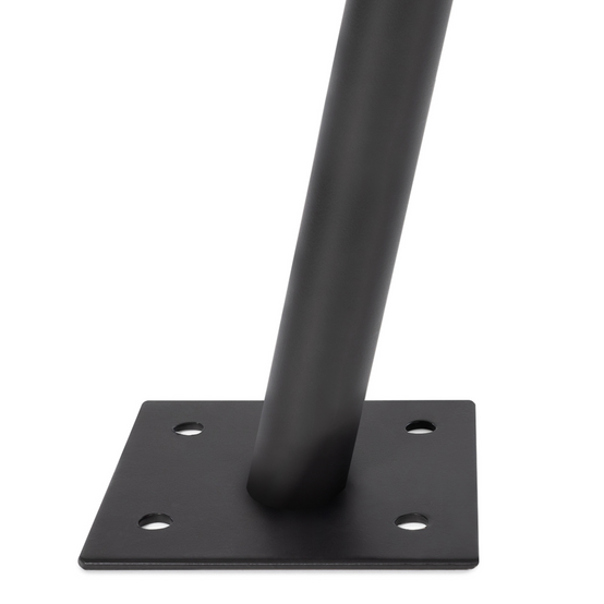 Mât de fixation pour voile d'ombrage H. 220 CM poteau et base acier - Image 3