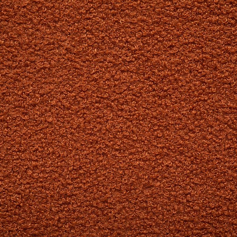 Atmosphera - Pouf pliant hexa bouclette Jaiko ambre Atmosphera - Image 2