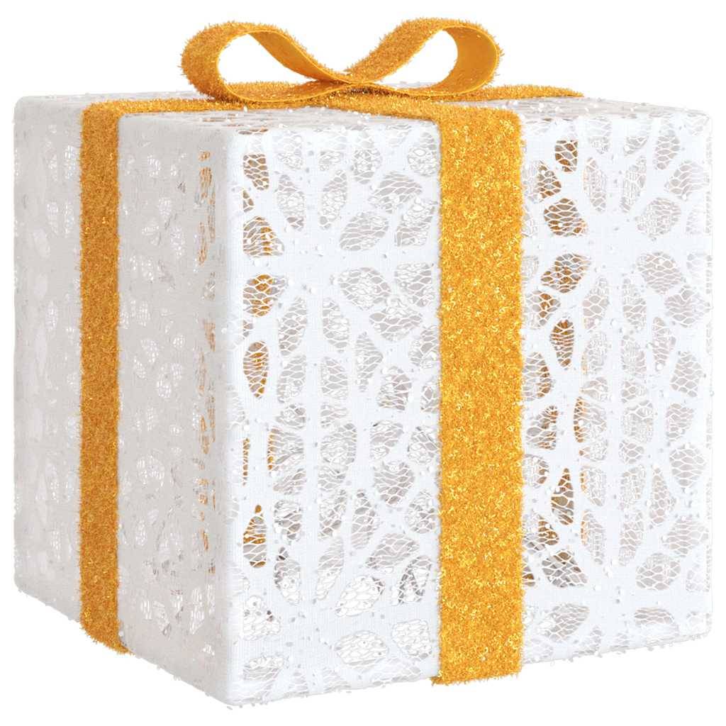 Boîtes de Noël - Décoration Pour Noël lumineuses 3 pcs 64 LED blanc chaud-JU11972 - Image 8