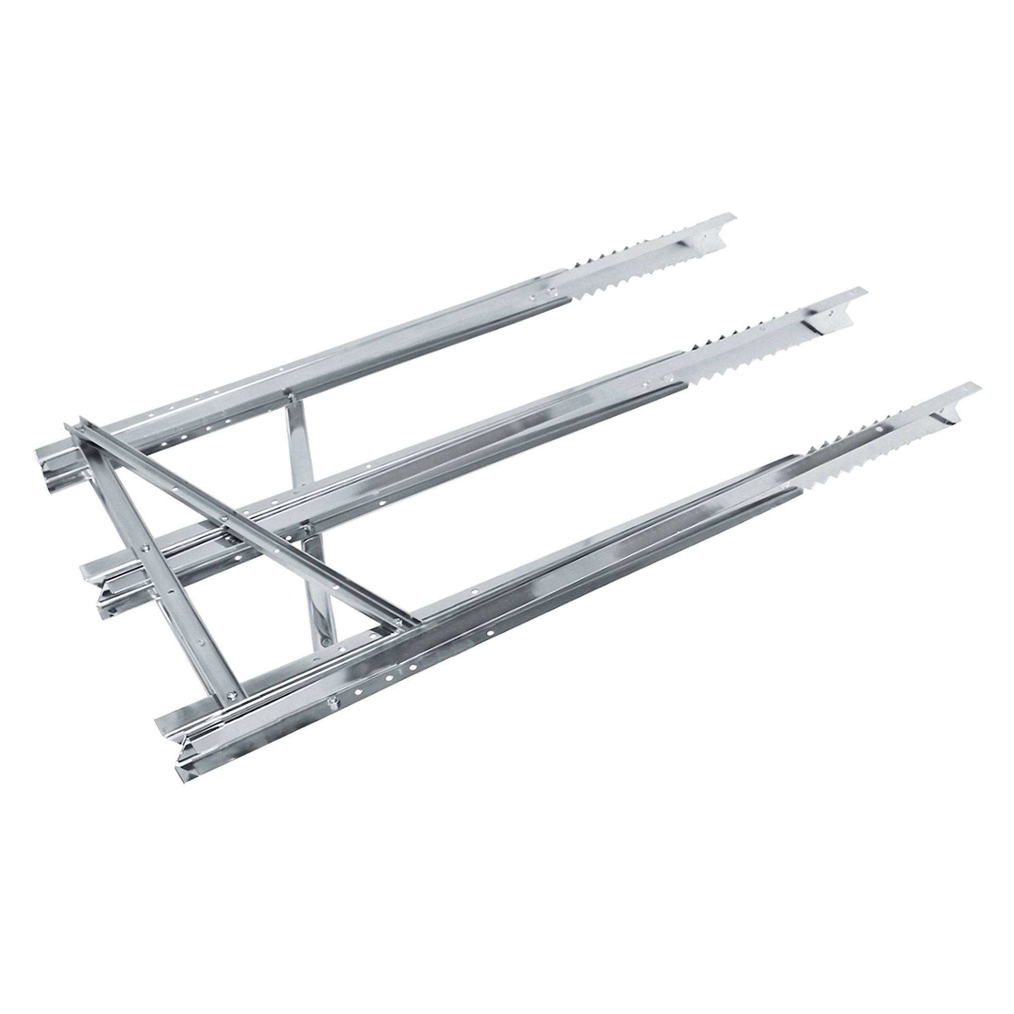 Chevalet de Sciage pour Tronçonneuse - 3 Positions- en Métal Galvanisé - Capacité de charge 150 kg - Pliable et Réglable - 83x74,5x84,5 cm - Image 5