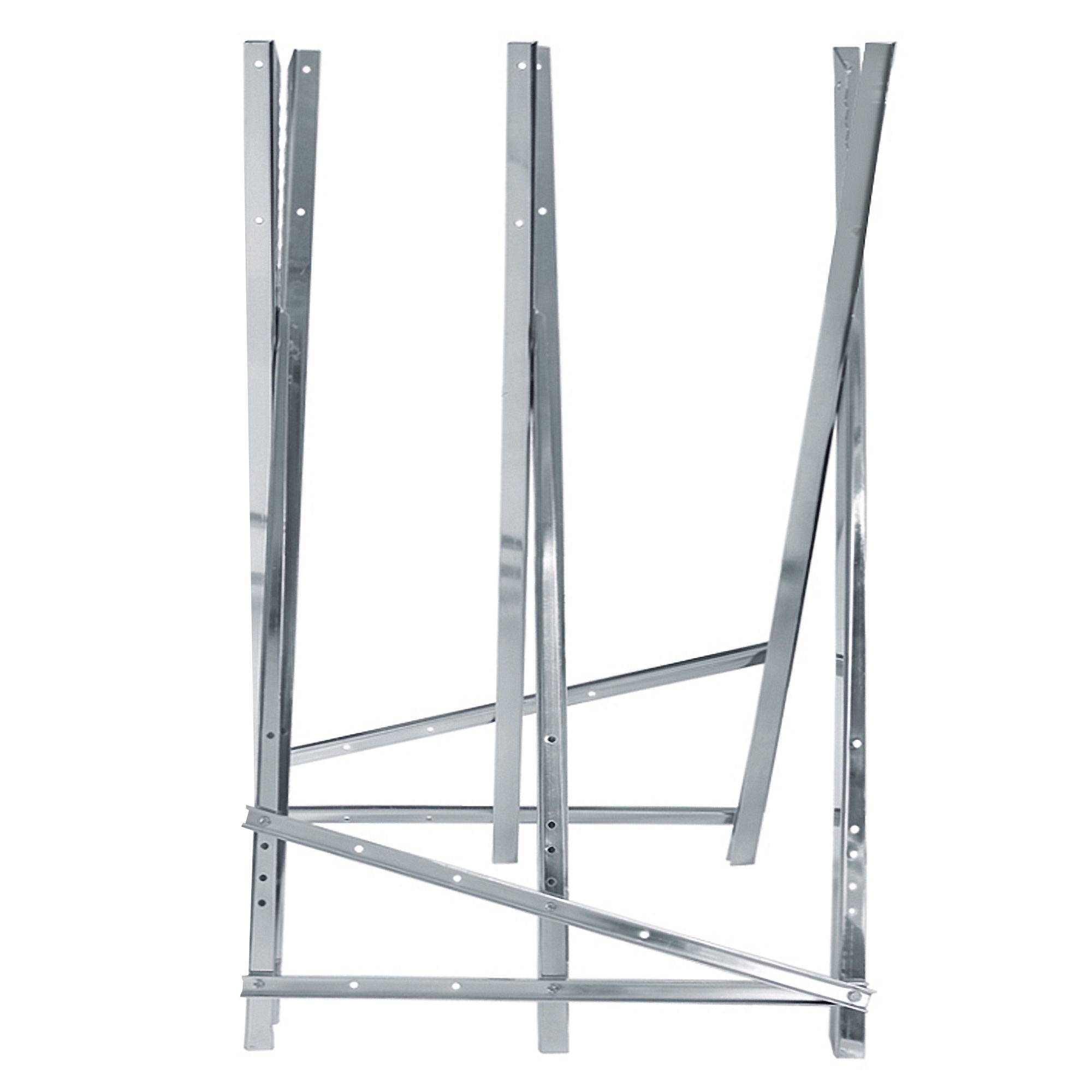Chevalet de Sciage pour Tronçonneuse - 3 Positions- en Métal Galvanisé - Capacité de charge 150 kg - Pliable et Réglable - 83x74,5x84,5 cm - Image 2