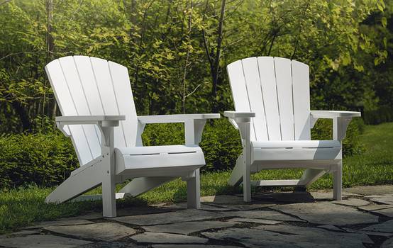 Keter - Fauteuil de jardin Adirondack - Lot de 2 - Blanc - KETER - Image 2
