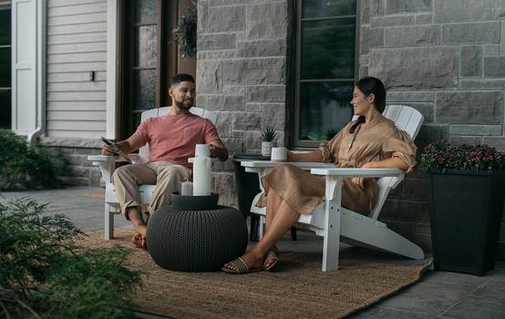 Keter - Fauteuil de jardin Adirondack - Lot de 2 - Blanc - KETER - Image 3