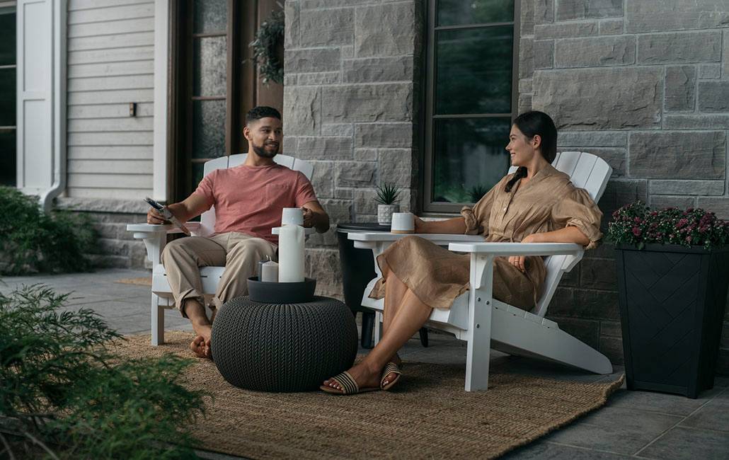 Keter - Fauteuil de jardin Adirondack - Lot de 2 - Blanc - KETER - Image 3