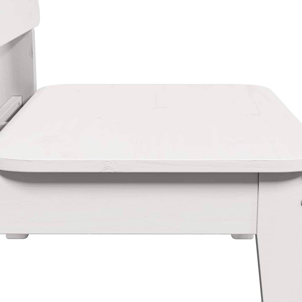 Vidaxl - Chaise de jardin blanc 60x52,5x72 cm bois de pin massif vidaXL 859318