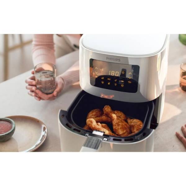 Philips - Friteuse Electrique  sans huile PHILIPS - Airfryer HD9252/00 Série 3000 - Capacité 4,1L - Jusqu'a 4 personnes - 7 programmes de cuisson - - Image 4