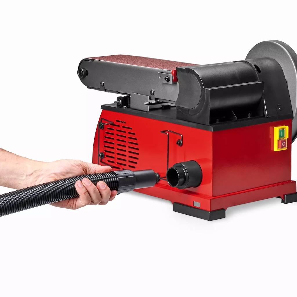 Einhell - Ponceuse stationnaire à bande et à disque - TE-US 400 - 400 W - Bande orientable - Plateau Ø 150 mm - Image 5