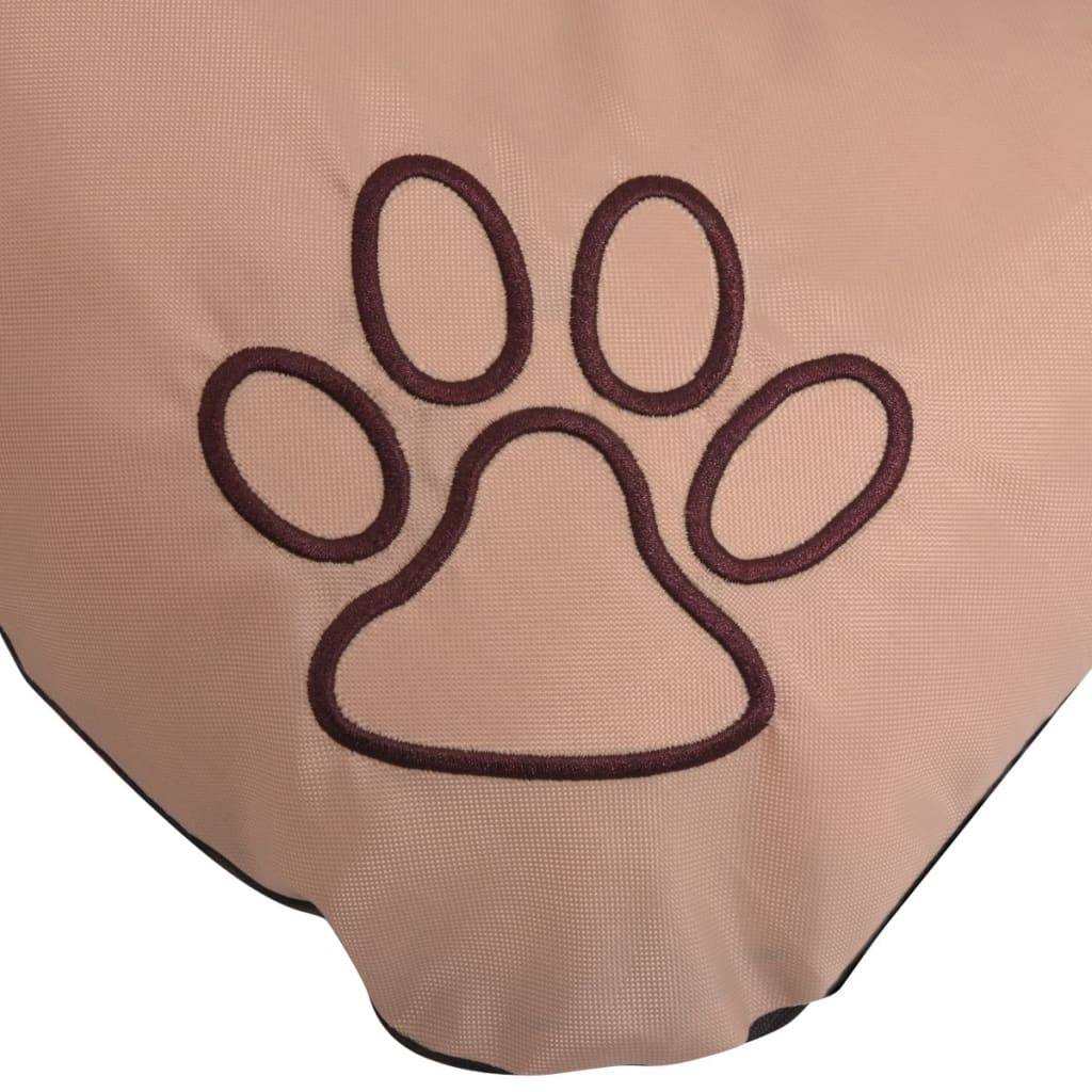 Matelas pour chiens tissu Oxford beige 90 x 60 x 8 cm - PANGIVO - Image 3