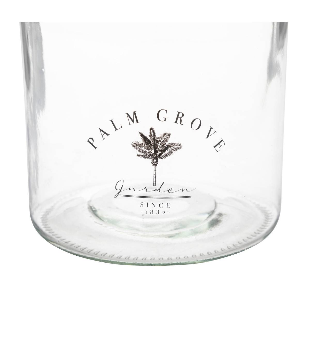 Vase Bocal en Verre transparent et Jute H 25 cm - Image 4
