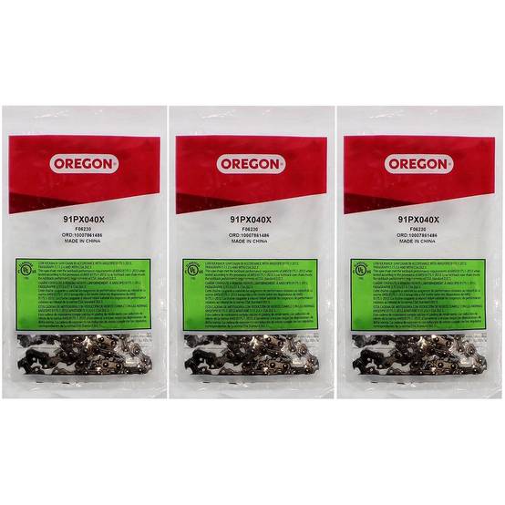 Gt Elec - Lot de 3 chaînes OREGON 40 maillons - Référence : 91PX040X - GT ELEC - Image 1