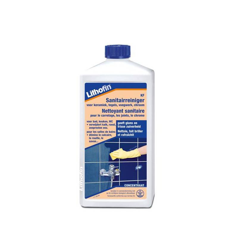 KF Nettoyant Sanitaire - Nettoyant acide pour la salle de bain et la douche - Lithofin - 1 L - Image 2