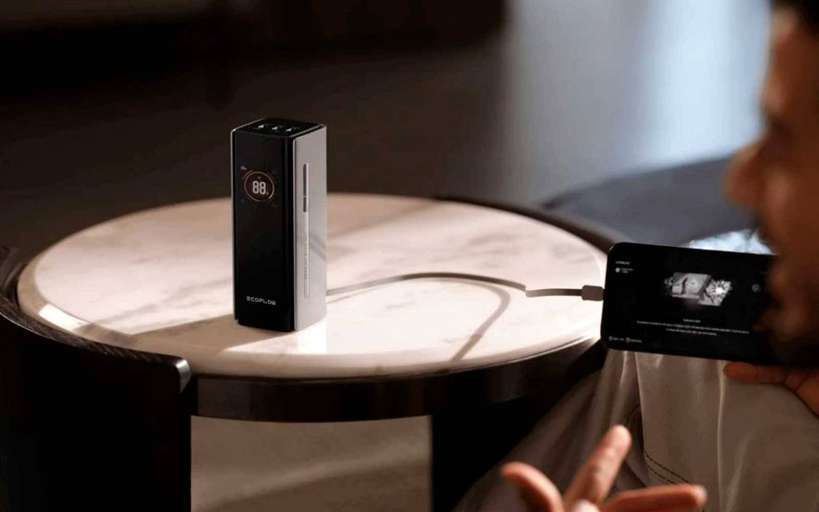 EcoFlow RAPID Pro 20K - Batterie ultra-puissante 230W avec câble intégré - Image 8
