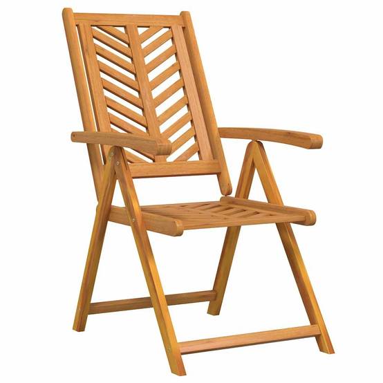 Ensemble de salle à manger jardin bois d'acacia massif marron 90 x 150 x 74 cm (7 pièces) - PANGIVO - Image 5