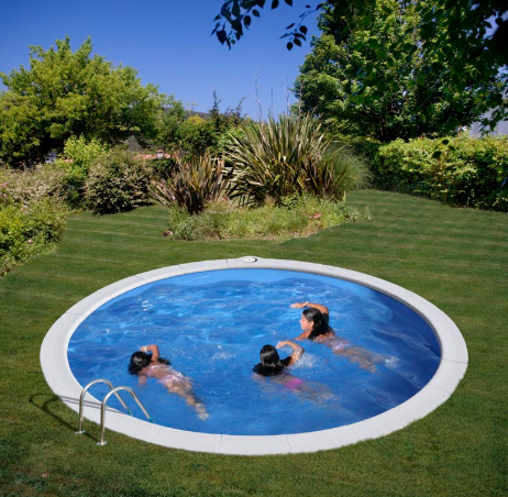 Piscine enterrée Sumatra Ø 420 x 120 cm Ronde