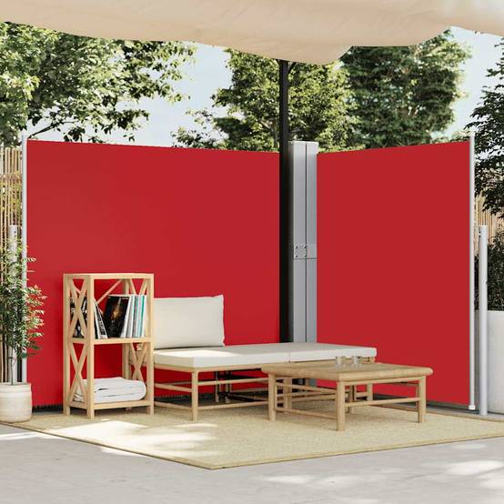 Store banne | Auvent latéral rétractable de patio 170x1200 cm Rouge Maison Chic - Image 3