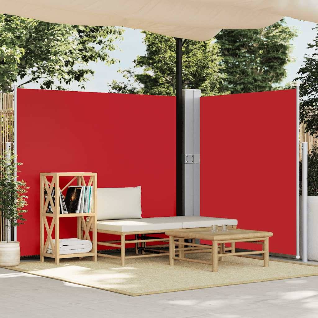 Store banne | Auvent latéral rétractable de patio 170x1200 cm Rouge Maison Chic - Image 3