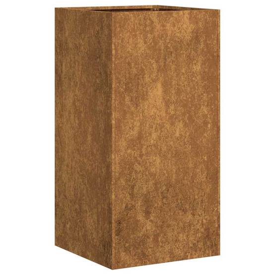 ComfortXL - Jardinière haute Acier Corten effet rouillé pour jardin 40x40x80 cm – ComfortXL Outdoor Living - Image 2