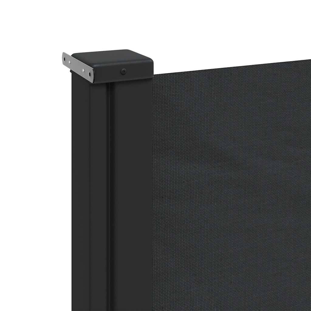 Auvent latéral polyester noir 500 x 180 cm - PANGIVO - Image 7