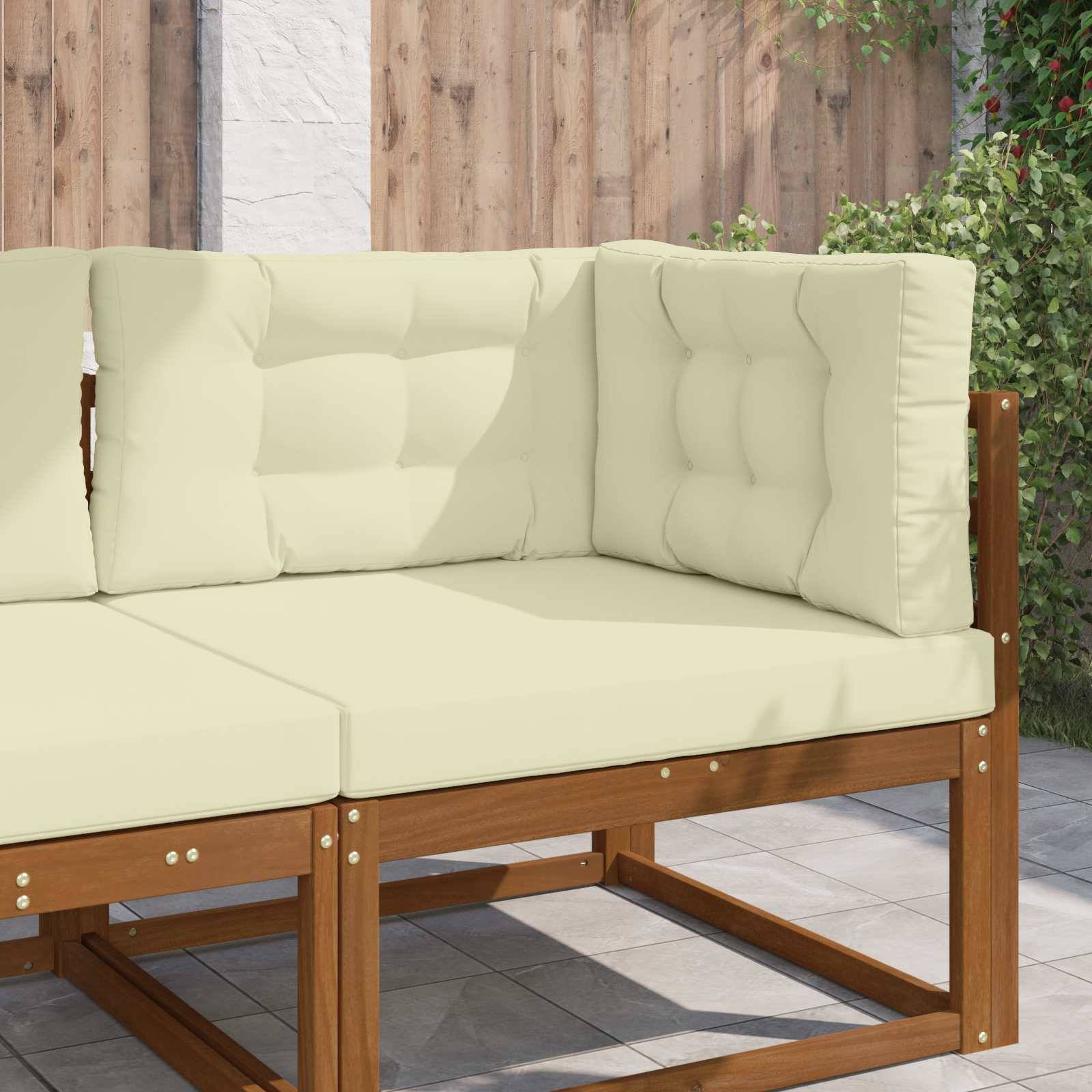 PANGIVO - Coussins de canapé extérieur polyester crème 80 x 80 x 8 cm, poids:5.52kg - PANGIVO - Image 1