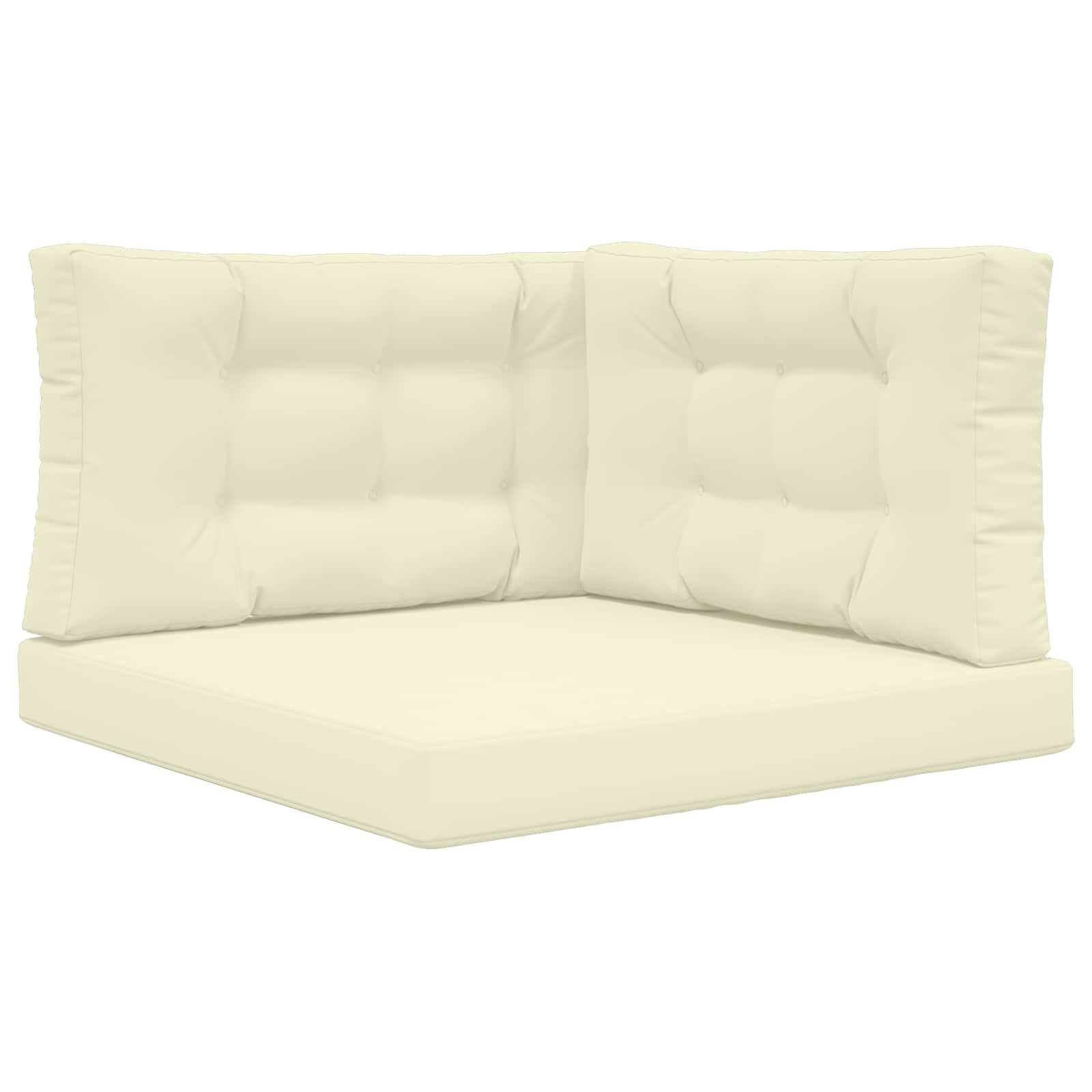 PANGIVO - Coussins de canapé extérieur polyester crème 80 x 80 x 8 cm, poids:5.52kg - PANGIVO - Image 2