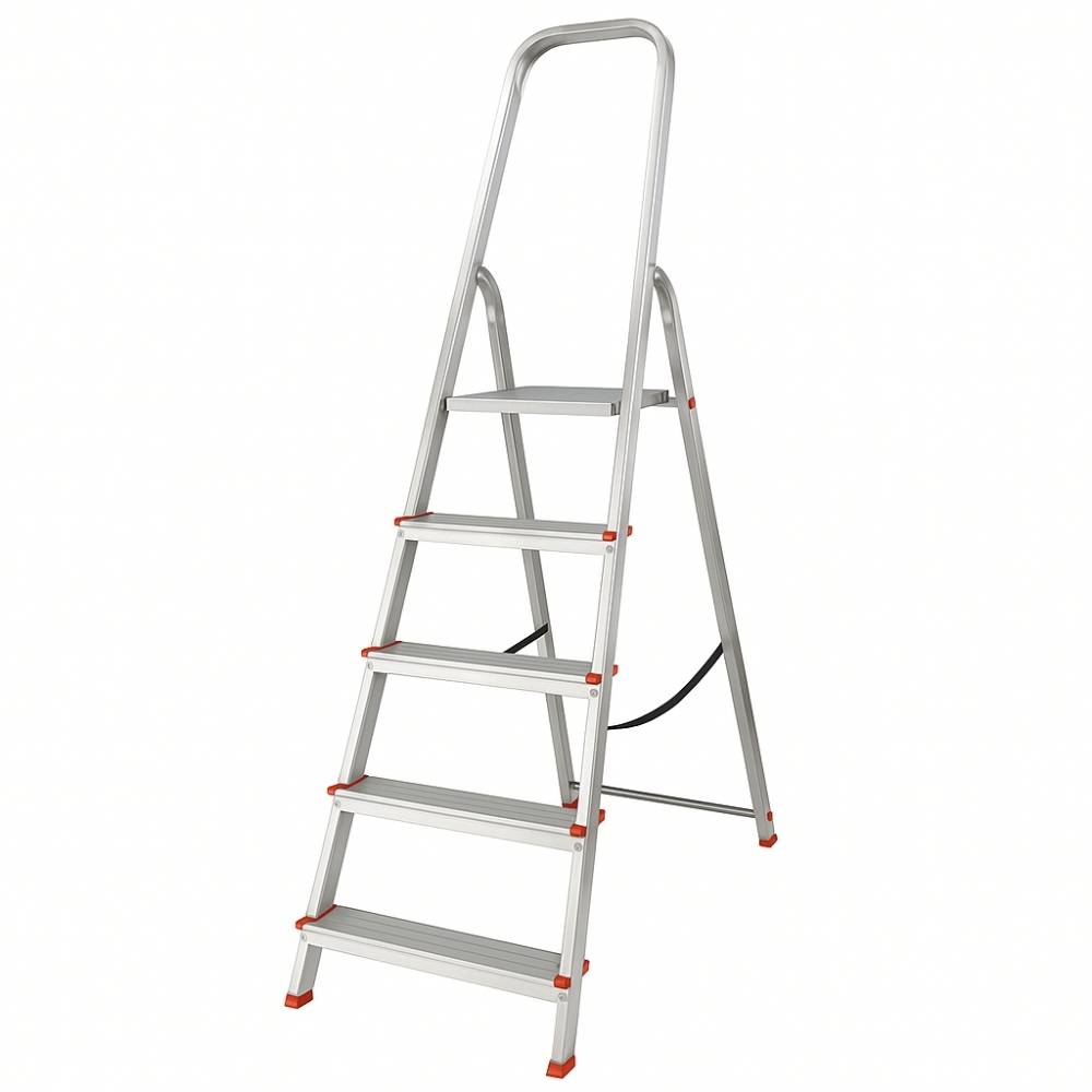 Escabeau aluminium 5 marches. - Image 1