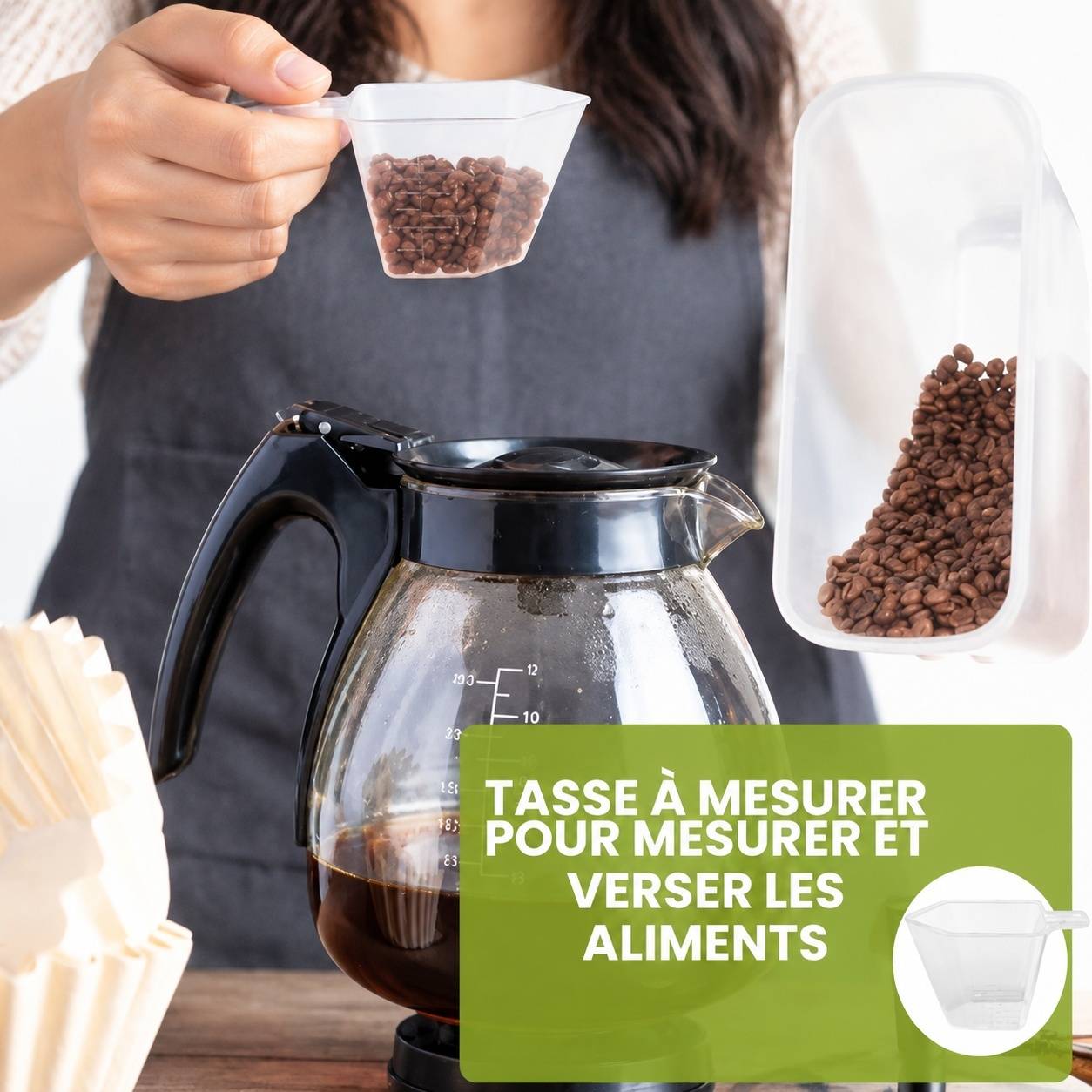Boîtes Alimentaires Hermétiques Empilables avec Bec Verseur, Lot de 8 4L - Image 5