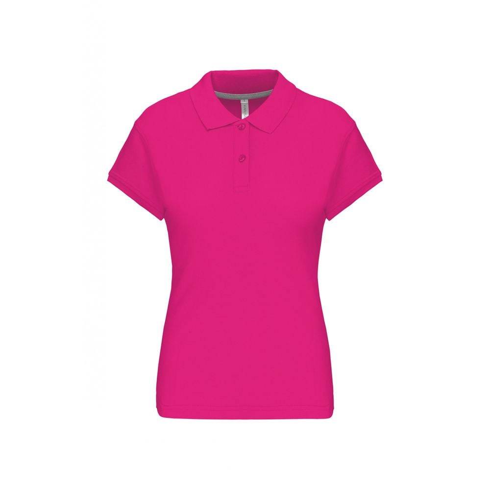 Polo de travail femme Kariban 100% coton Rose L - Image 1