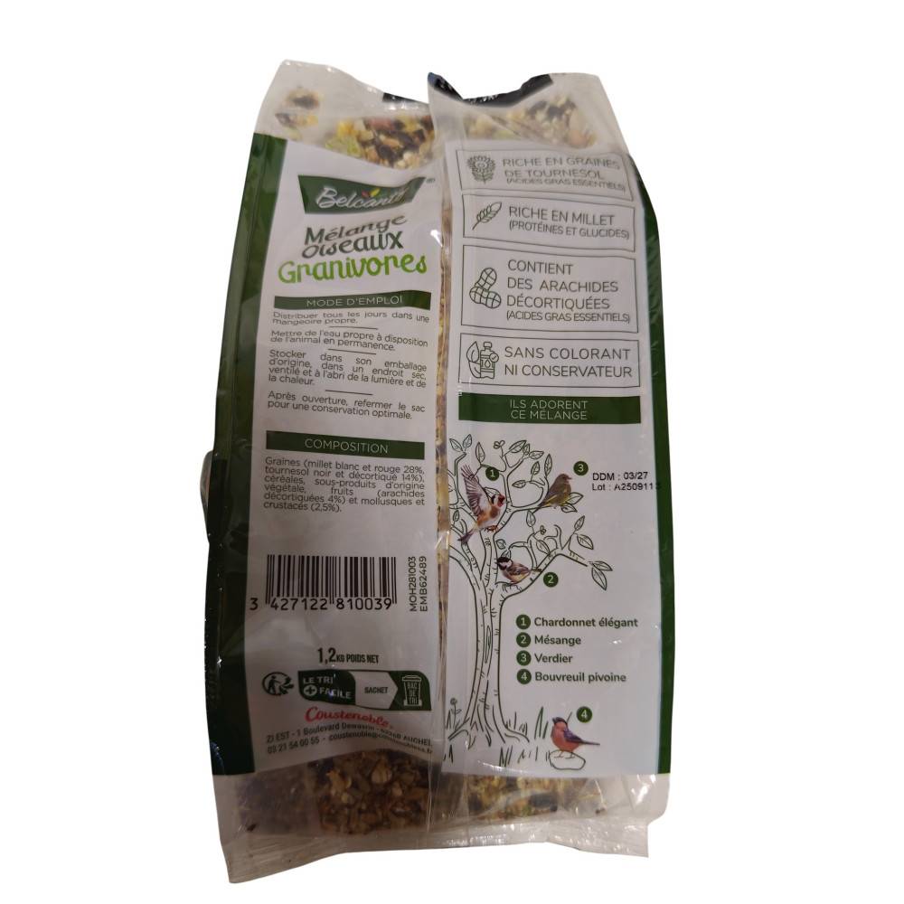 Graines mélange pour oiseaux granivores 1.2 kg - Image 3