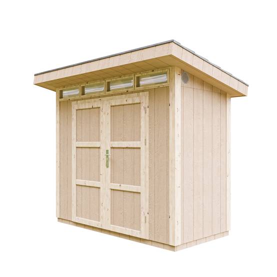 Timbela - Abri de Jardin Qualité Premium 3m² / L161xL294cm - Kit tout compris avec sol, tuiles bitumineuses, set de peinture - Timbela M901A - Image 3