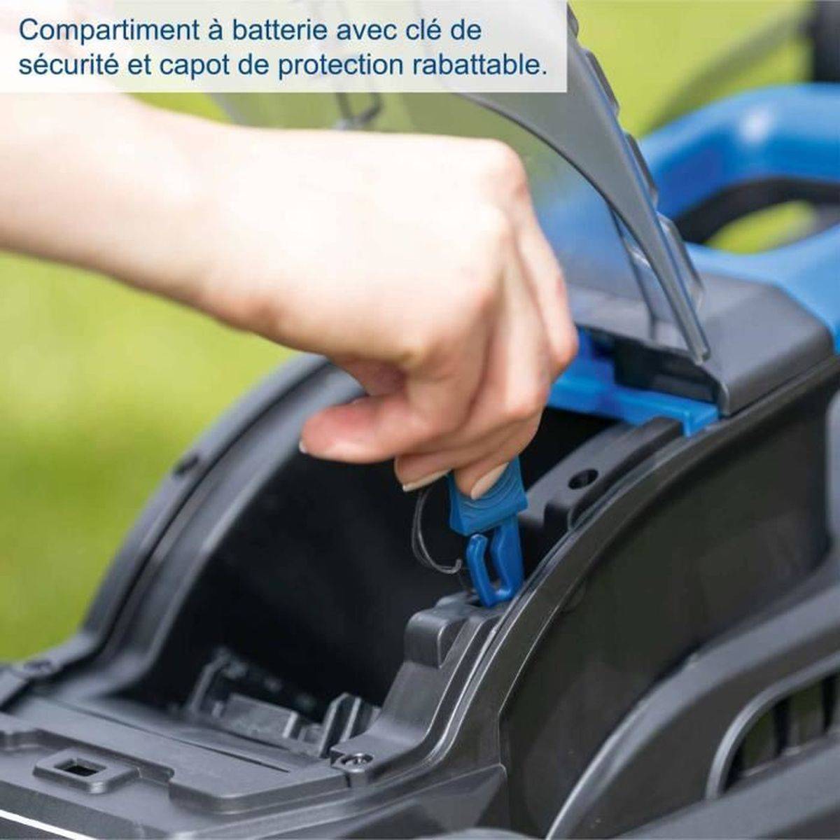 Scheppach - Tondeuse san fil BC-MP320-X +set batterie 1x4Ah 1x2,4Ah - SCHEPPACH - Image 4