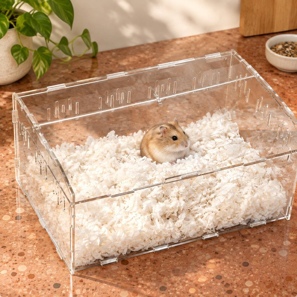 Boîte Terrarium Acrytique Magnétique Ventilée Pour Reptiles Et Insectes - Image 3