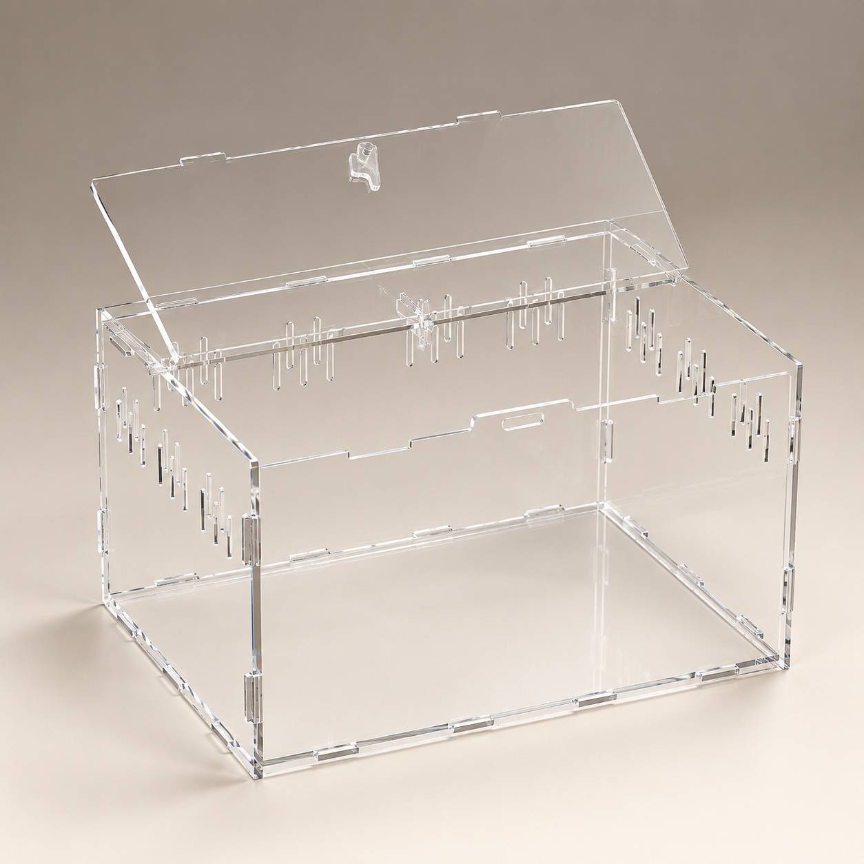 Boîte Terrarium Acrytique Magnétique Ventilée Pour Reptiles Et Insectes - Image 7