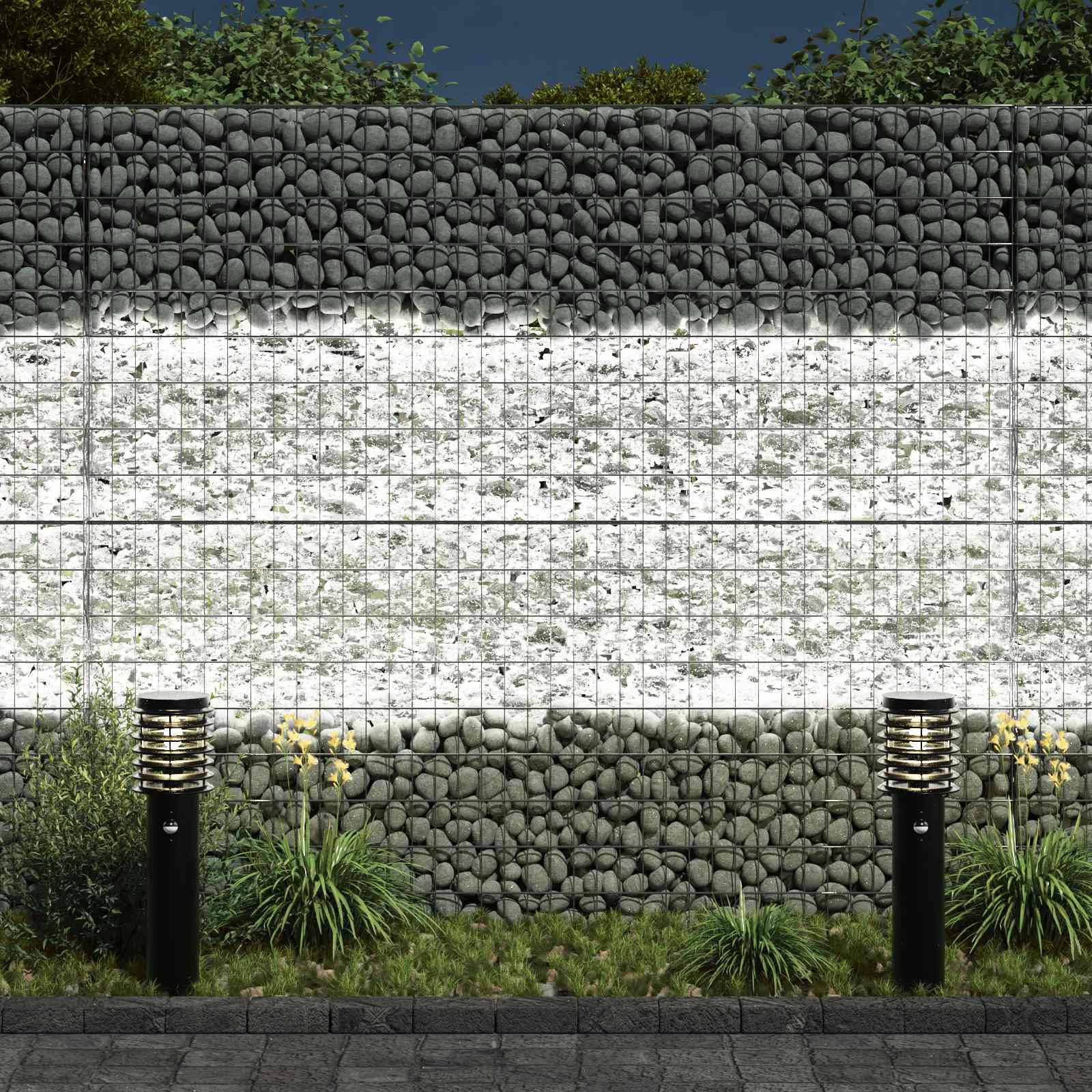 PANGIVO - Pierres de jardin verre blanc 12 x 12 x 12 cm - PANGIVO - Image 5