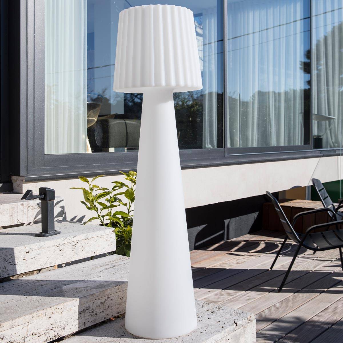 Lumisky - Lampadaire d'extérieur sans fil LADY RGB H110cm - Image 4