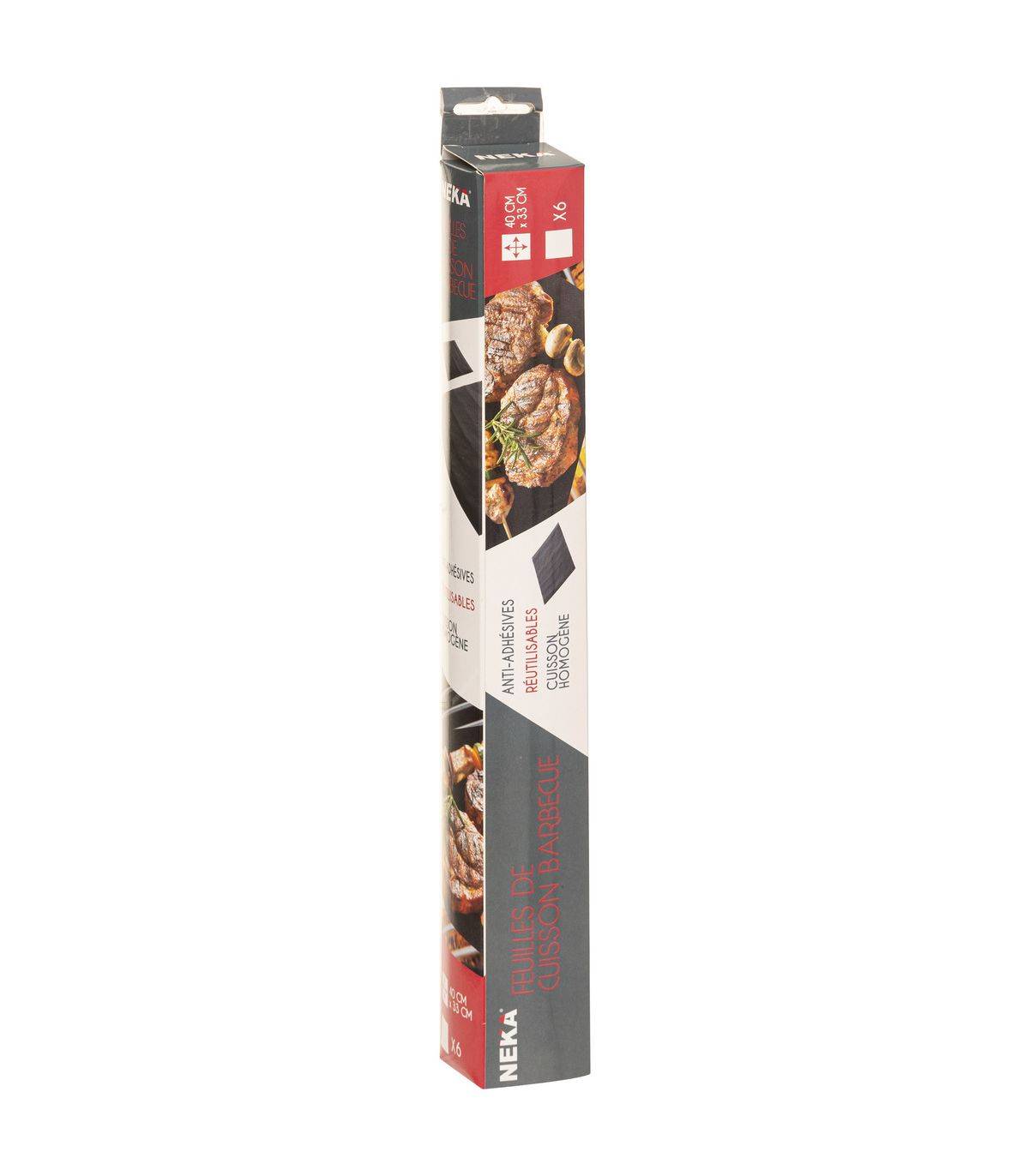 Lot de 6 Feuilles de Cuisson Antiadhésives et Réutilisables pour Barbecue et Plancha - Image 4