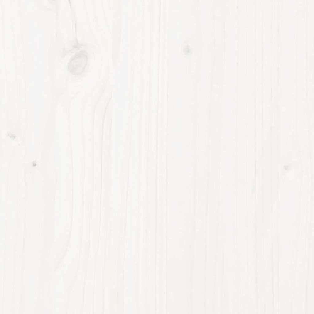 Sapin de Noël en Bois Pin Massif Décoration Intérieure 150 cm Blanc – ComfortXL Outdoor Living - Image 7
