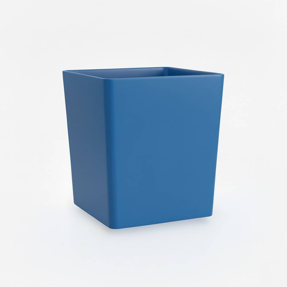 Pot de fleurs carré cubio h 50 cm-plast'up rotomoulage - Image 1