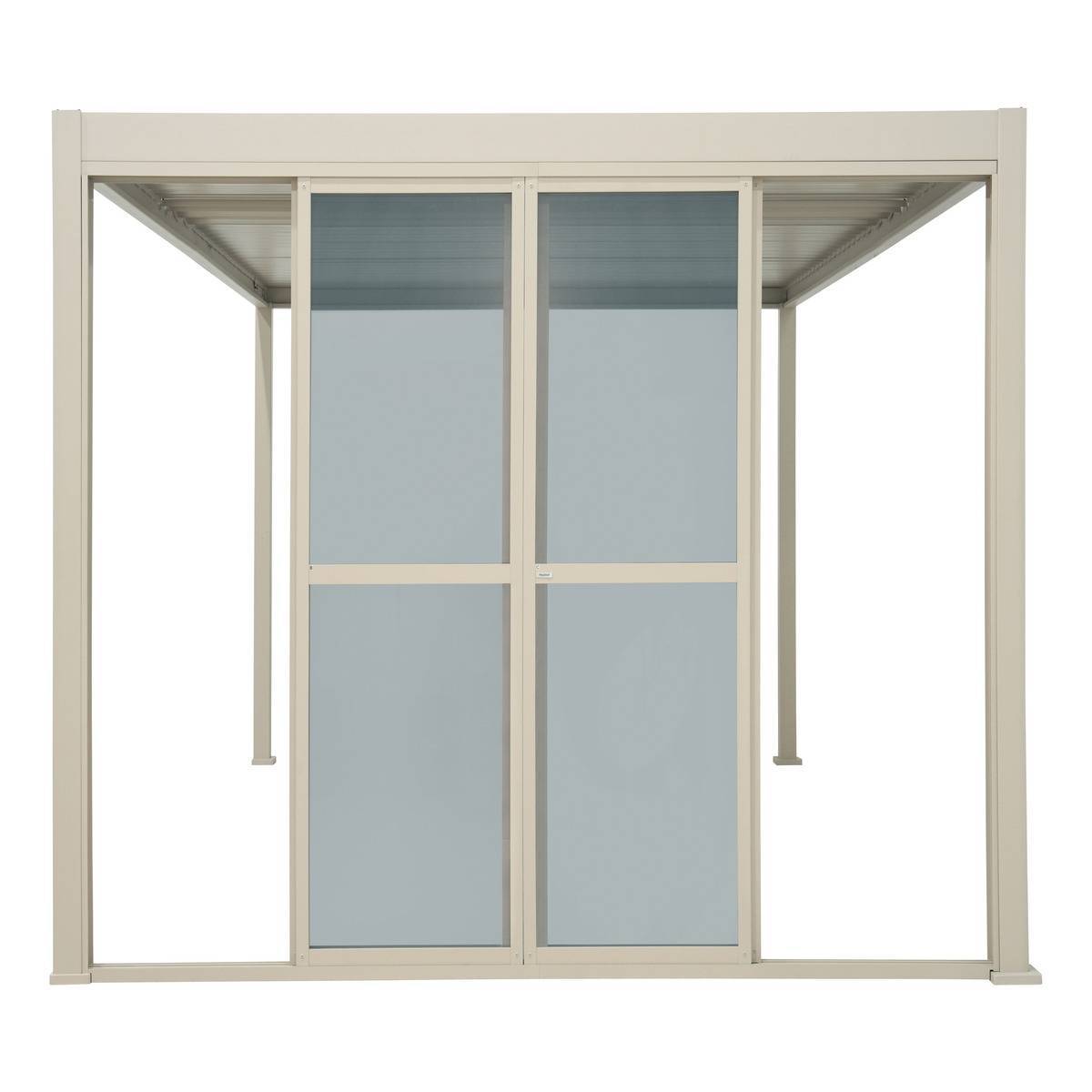 Hesperide - Portes pour pergola Evora grand modèle 3m argile - Hespéride - Image 1
