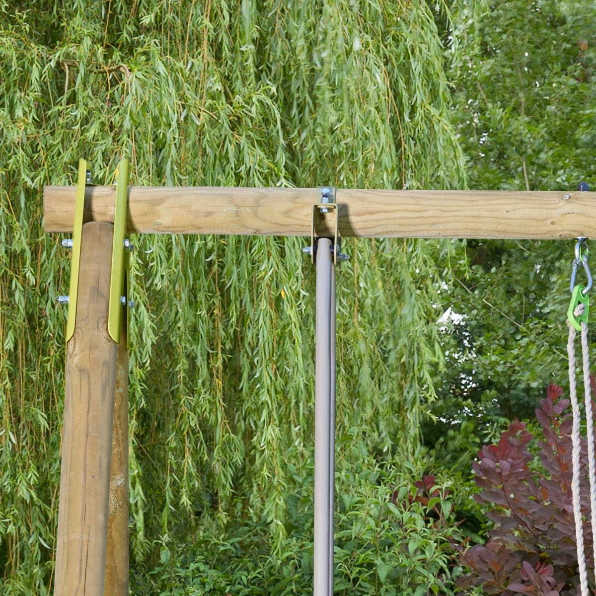 Portique bois 1,90 m Natura Berry 4 enfants - Image 6