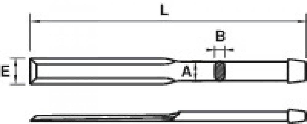 Ciseau de charpentier 30 cm - MOB - Image 3