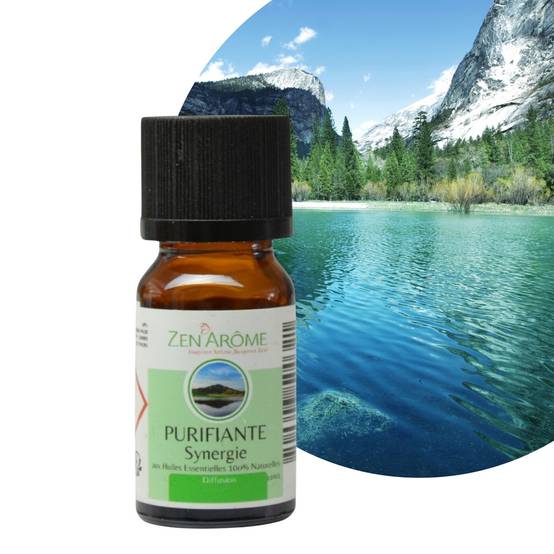 Synergie d'Huiles Essentielles Purifiante – Mélange d'huiles essentielles 100% pures et naturelles –Diffusion– 10ml - Zen'Arôme - Image 2