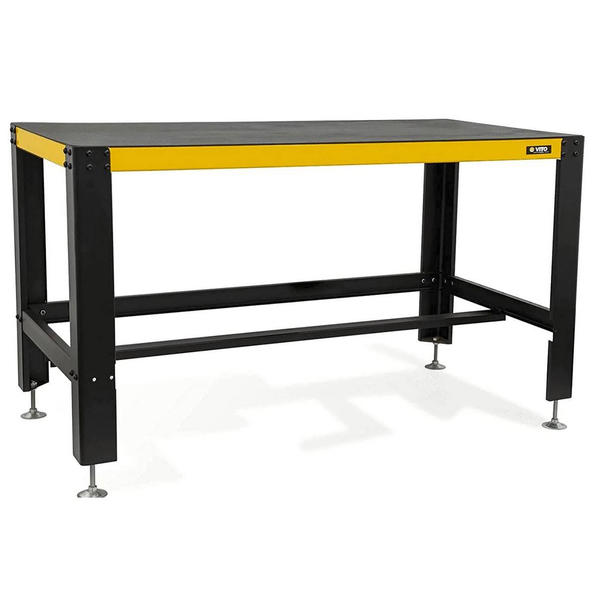 Etabli de bricolage Professionnel Robuste Acier / ABS 4 pieds réglables Charge max 2000 kg VITO - Image 1