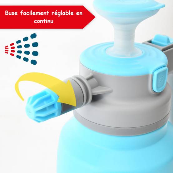 Pulvérisateur à pression 1,5L Buse réglable lance 18cm - Image 3