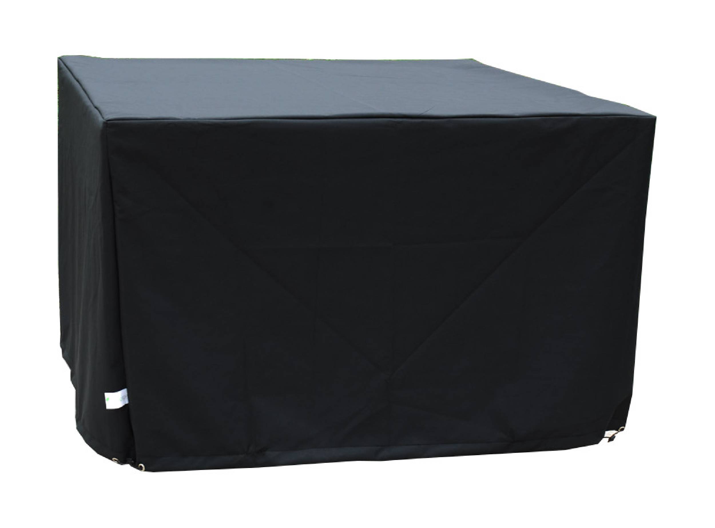Dcb Garden - Housse de protection pour table de jardin 4 places en polyester - Noir - HOUSSE - Image 5