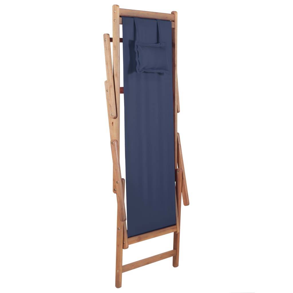 Chaise bois composite 1 places polyester bleu - Prolenta premium p345.6 - Image 6