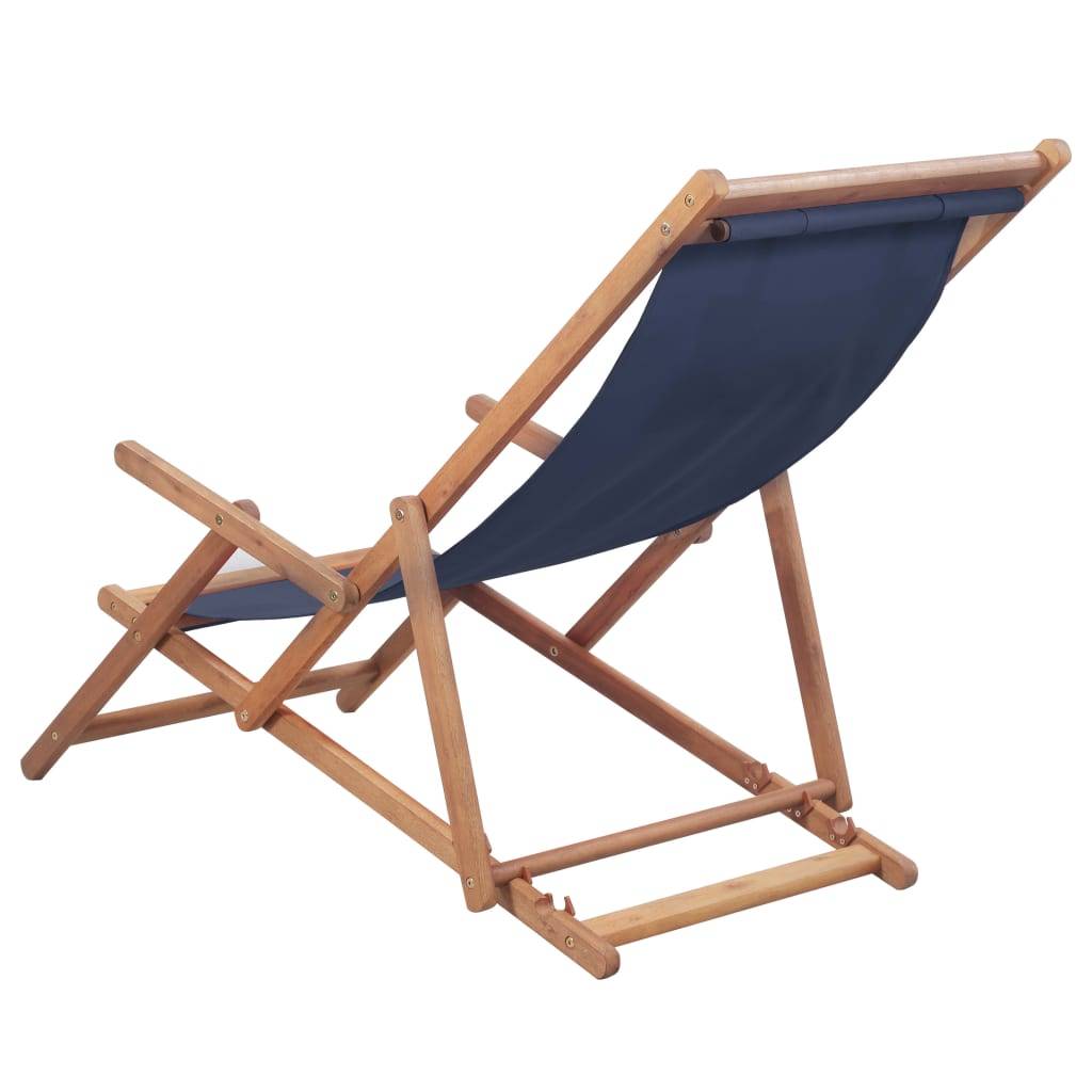 Chaise bois composite 1 places polyester bleu  - Prolenta premium  p345.6 - Image 3