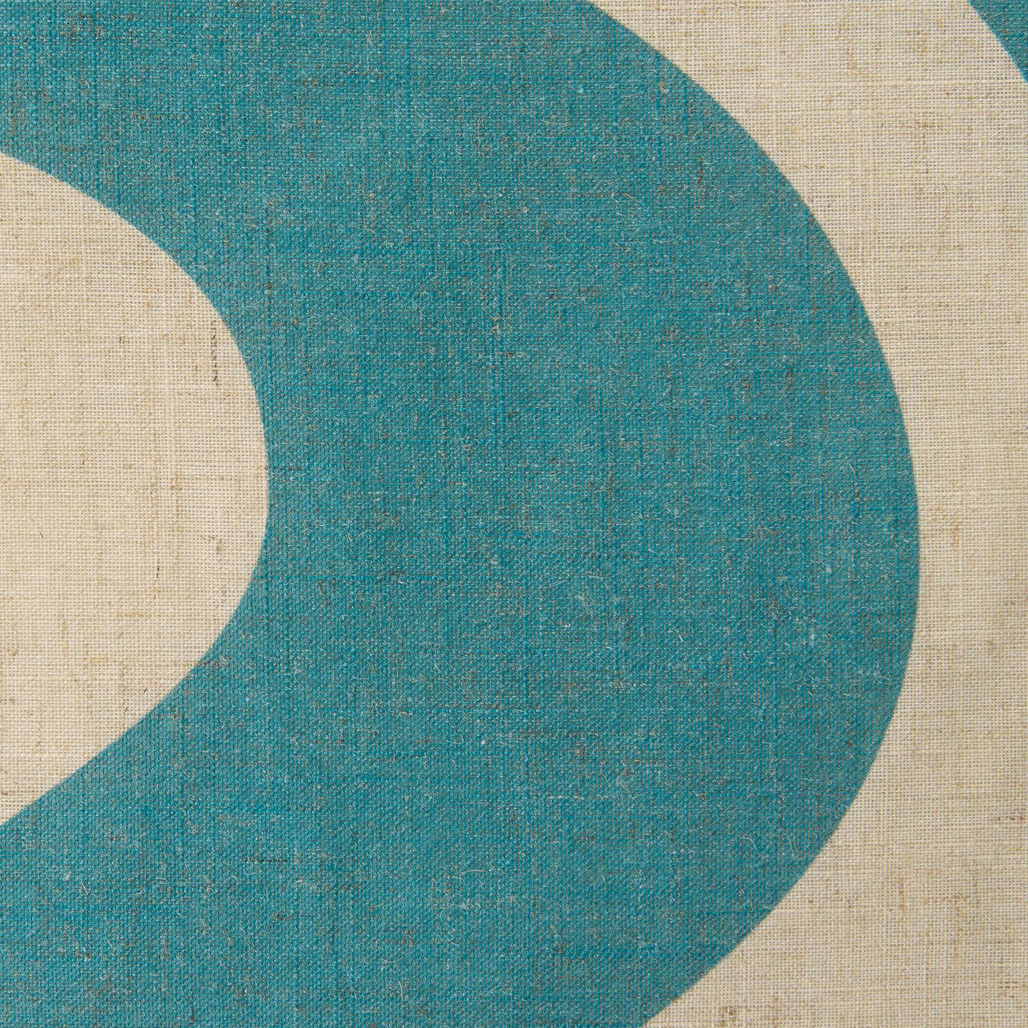 Beliani - Coussin d'extérieur Polyester Beige/bleu AURINIA - 30x50x10- Beliani - Image 9