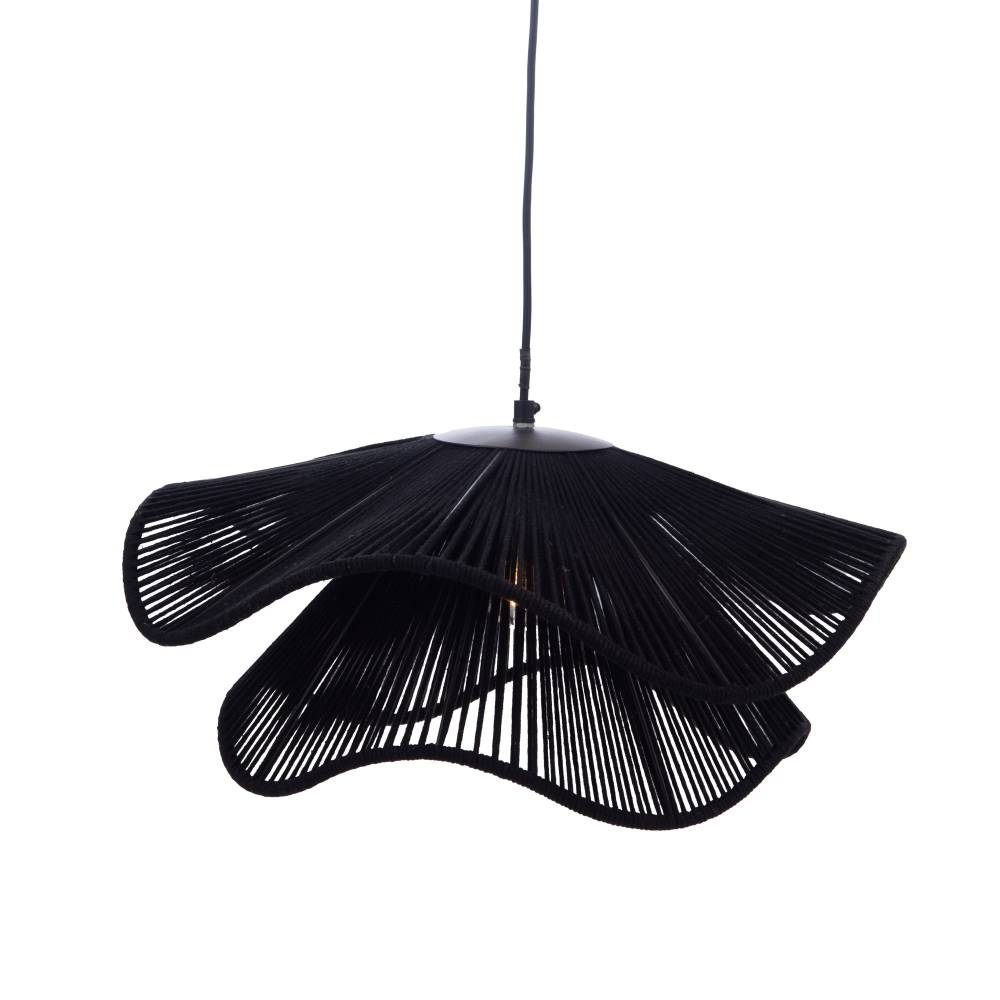 Amadeus - Suspension en coton noir 50 cm