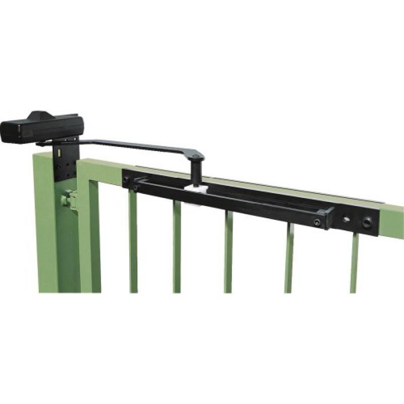 Ferme portail DC620 réversible Noir ASSA ABLOY pour porte 1000 mm - DC620G-9004 - Image 1
