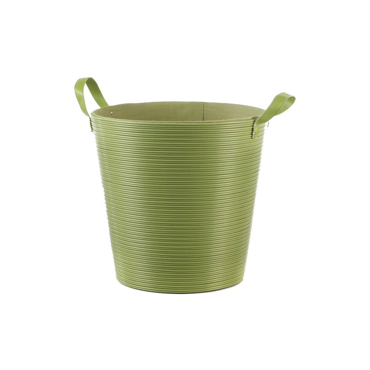 Panier à Linge Plastique Vert 40cm